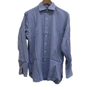 Polo Ralph Lauren Regent Classic Fit Dress Shirt Men’s L 16 40/41 Blue Button Up